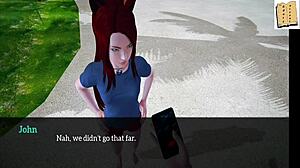 Blonde teen in My New Family 19 faces intense tit action during game