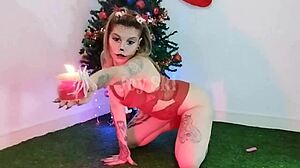 especial de natal ski smoke fetish with blonde pussy and tattoo
