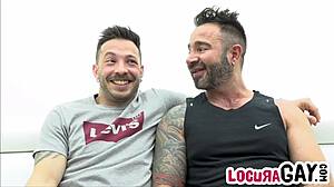 John Brachalli Fucks Martin Mazza Hard On Sofa