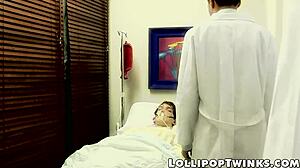 Robbie Anthony slides his big cock into skinny twink's asshole.