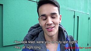 Straight guy tries GAY SEX on hidden cam