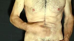 why does this gay guy expose and jerk his monster cock?