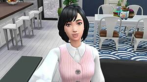 My horny girlfriend dreams of being a 3D pornstar