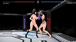 Cute ladies getting wild in fuck or fight hentai game 2024