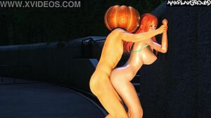 Nami Gets Destroyed in Wild 3D Cartoon Hentai Anime Action Scene.