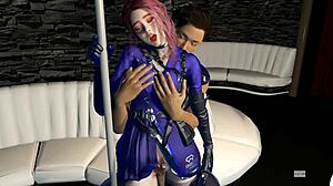 Beauty Officer Gets Hard Fucked in 3D Animation Part 02 with Deepthroat