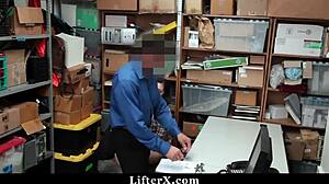 chubby teen faces harsh lesson for stealing in garage incident