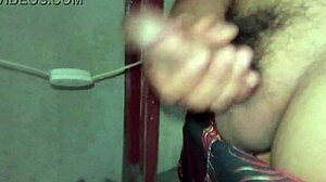 Teen boy spills creamy milk while jerking hard. So hot! 🔥