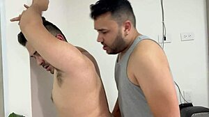 Man, he pounds my ass raw after a shower, no protection, just pure bisexual heat! Gotta love it!