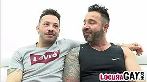 John Brachalli Fucks Martin Mazza Hard On Sofa