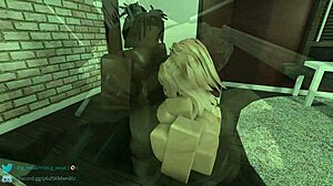 Bent Over and Fucked This White Girl Hard in Her Bedroom