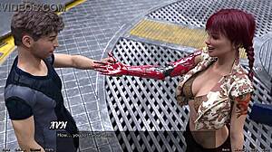 Flirting with Half-Robot Girl in Space, Wow!