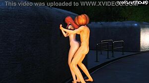 Nami Gets Destroyed in Wild 3D Cartoon Hentai Anime Action Scene.