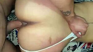 Neighbor Shakes Her Curvy Ass In Bedroom