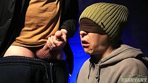 Angry but happy, stepbrother used my mouth for his cock. I got cum all over - xsanyany.