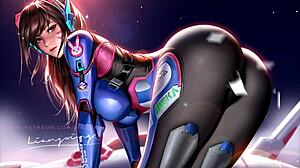 Yo, check out this d va overwatch hentai compilation rule 34!