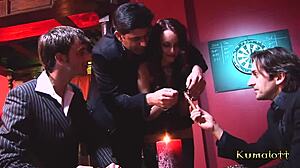 kumalott - claudia adams anal dp slut smoking big tits group brunette