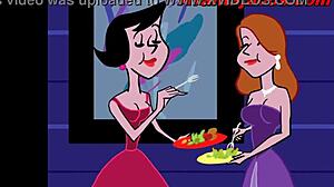 Raw gay cartoon action with wild party banging scenes