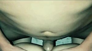 Pornstar bangs doggystyle with a fan on live stream