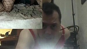 using two dildos in lingerie