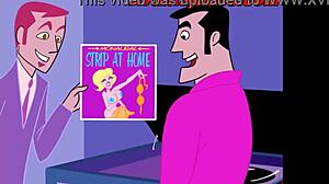 Raw gay cartoon action with wild party banging scenes