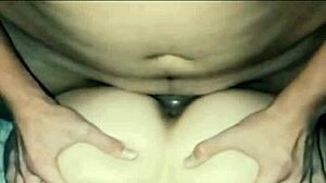 Pornstar bangs doggystyle with a fan on live stream