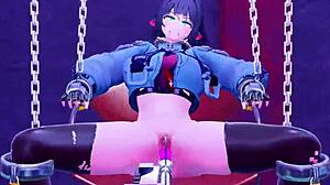 3D Cartoon Hentai Jane in Wild Animated Action