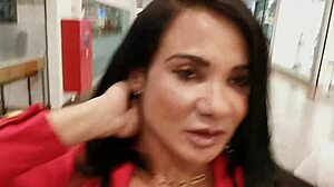 bianca at the cinema watching vai q cola, licking up the mess, see more on xv red