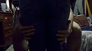 Hot amateur brunette with big ass gets pounded hard