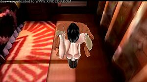 Yxuas debut on IMVU with cartoon babe