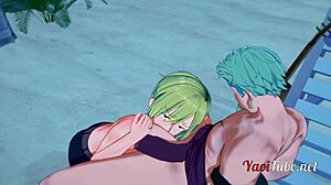 One Piece Yaoi - Zoro and Sanji Beach Handjob Blast