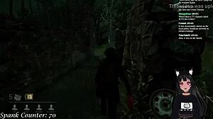 vtuber lewdneko playin’ dbd and gettin’ spanked again in part 2