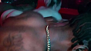 Druffbandit Leads Ebony Blonde Orgy