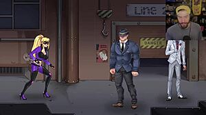 Super Heroine The Lewd Knight Bound In Bdsm With Boobs And Cum