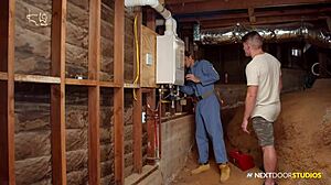 yo, married handy man diving into gay fantasies with bareback riding!