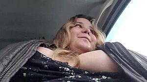 huge facial on cute bbw blonde