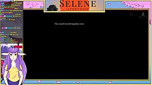 selene in apoptosis game part 1, anime adventure