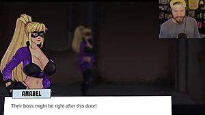 Super Heroine The Lewd Knight Bound In Bdsm With Boobs And Cum