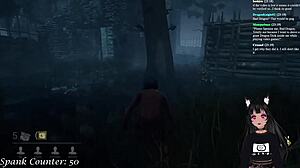 vtuber lewdneko playin’ dbd and gettin’ spanked again in part 2