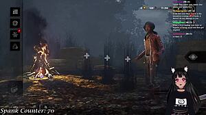 vtuber lewdneko playin’ dbd and gettin’ spanked again in part 2