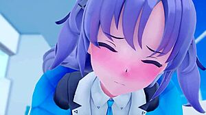 Yuuka and Her Teacher Get Down in Wild 3D Cartoon Action. Things Got Heated Fast!