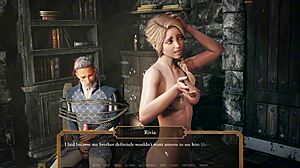 Noblewoman and Servant Share a Delicious Cartoon Threesome Tonight