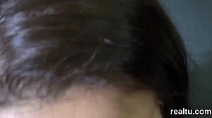 Gorgeous czech kitten tempted in the mall