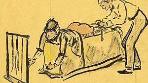 Vintage Drawings Bring Retro Comic Style to Life with Unique Flair