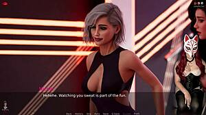 Ms. Denvers dances suggestively at the nightclub