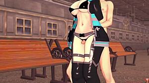 Fiery Servicing by Smokin’ Cosplayer Unleashes Hot Stream as She Takes Control in Wild 3D Cartoon POV! 🔥