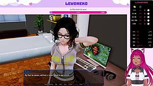 vtuber lewdneko plays harem hotel part 1 with bdsm elements