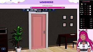 vtuber lewdneko plays harem hotel part 1 with bdsm elements