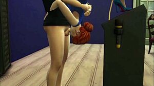 i caught a cheating wife in blue velvet getting double penetrated in public