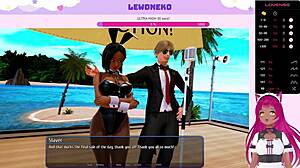 vtuber lewdneko plays harem hotel part 1 with bdsm elements